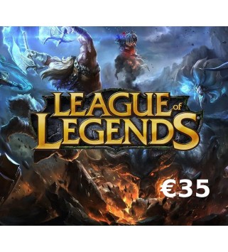 League of Legends 35 EUR Prepaid RP Card Key EUROPE